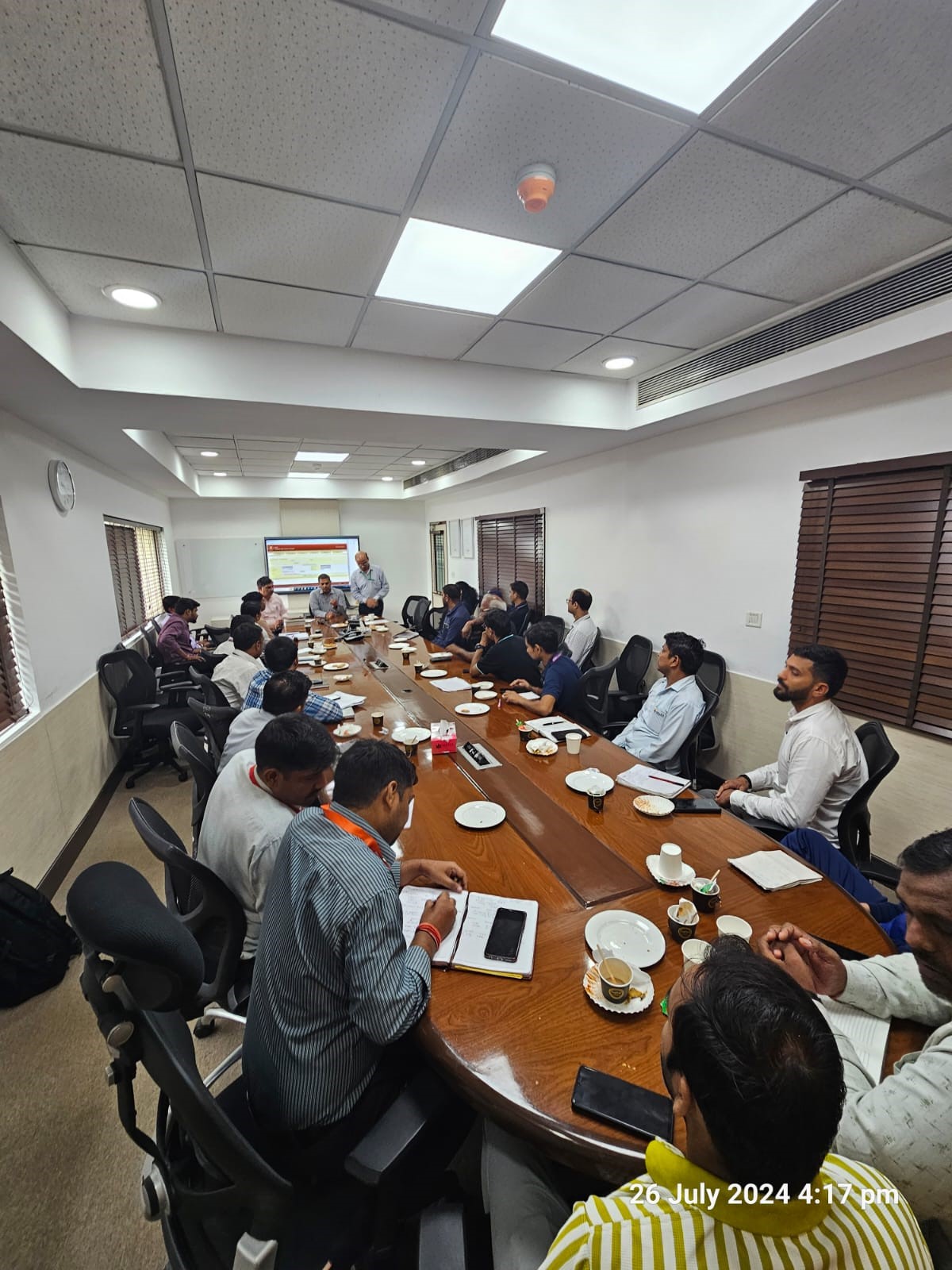 An awareness program conducted at Delhi International Airport Limited DIAL wherein they were informed about ESIC schemes, benefits of Adhaar Seeding and why coverage under ESIC is essential for Employers and Employees.