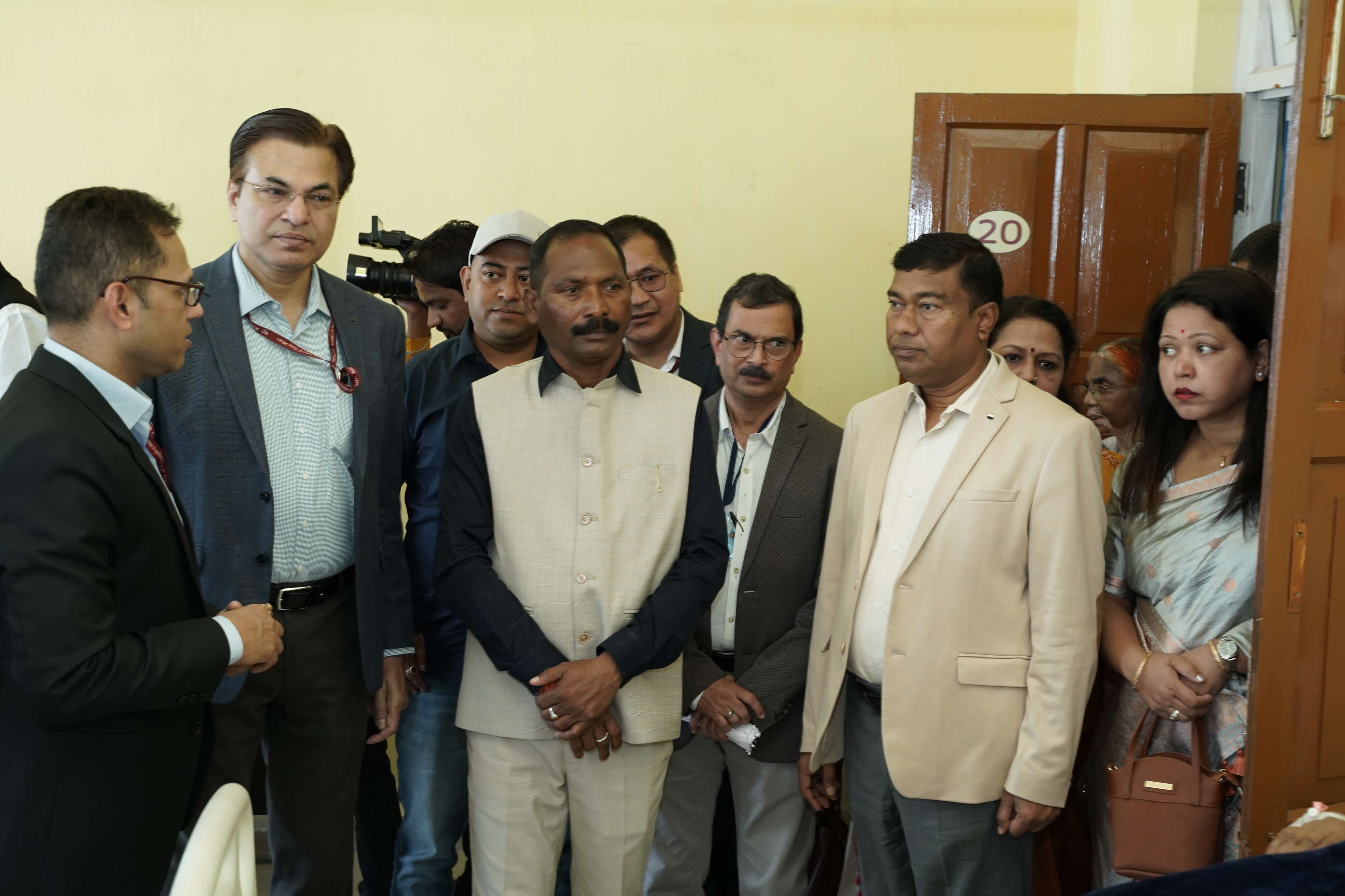 Shri Rameswar Teli inaugurates 20 Bedded ESIC Hospital and also Lays the Foundation Stone of 100 Bedded ESIC Hospital at Tinsukia on 07.03.2024